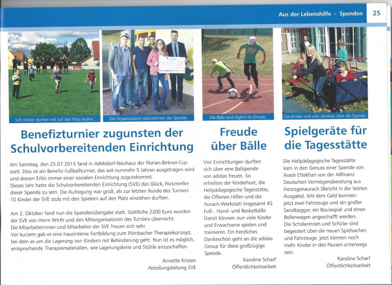 Read more about the article Bericht Lebenshilfe Magazin „Augenblick Mal“